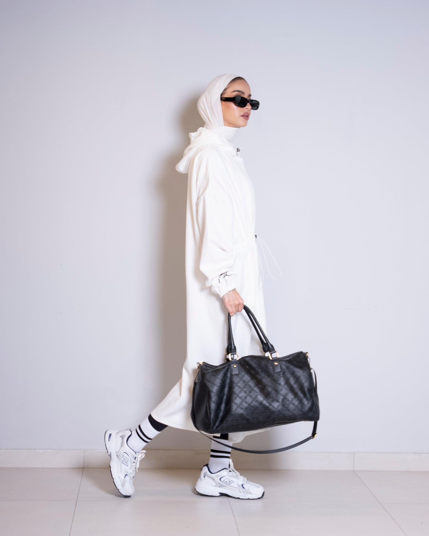 White long fall jacket