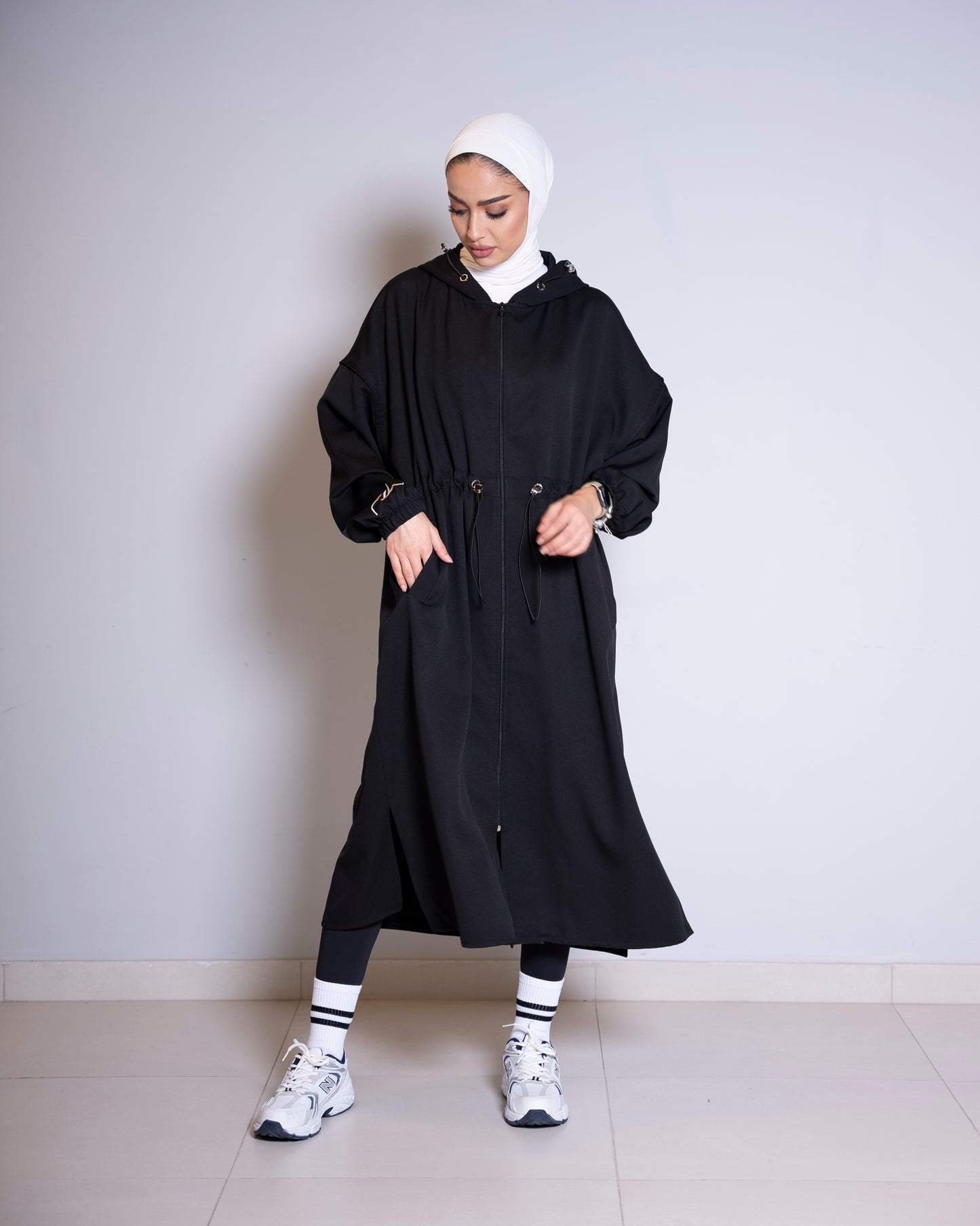 Black long jacket