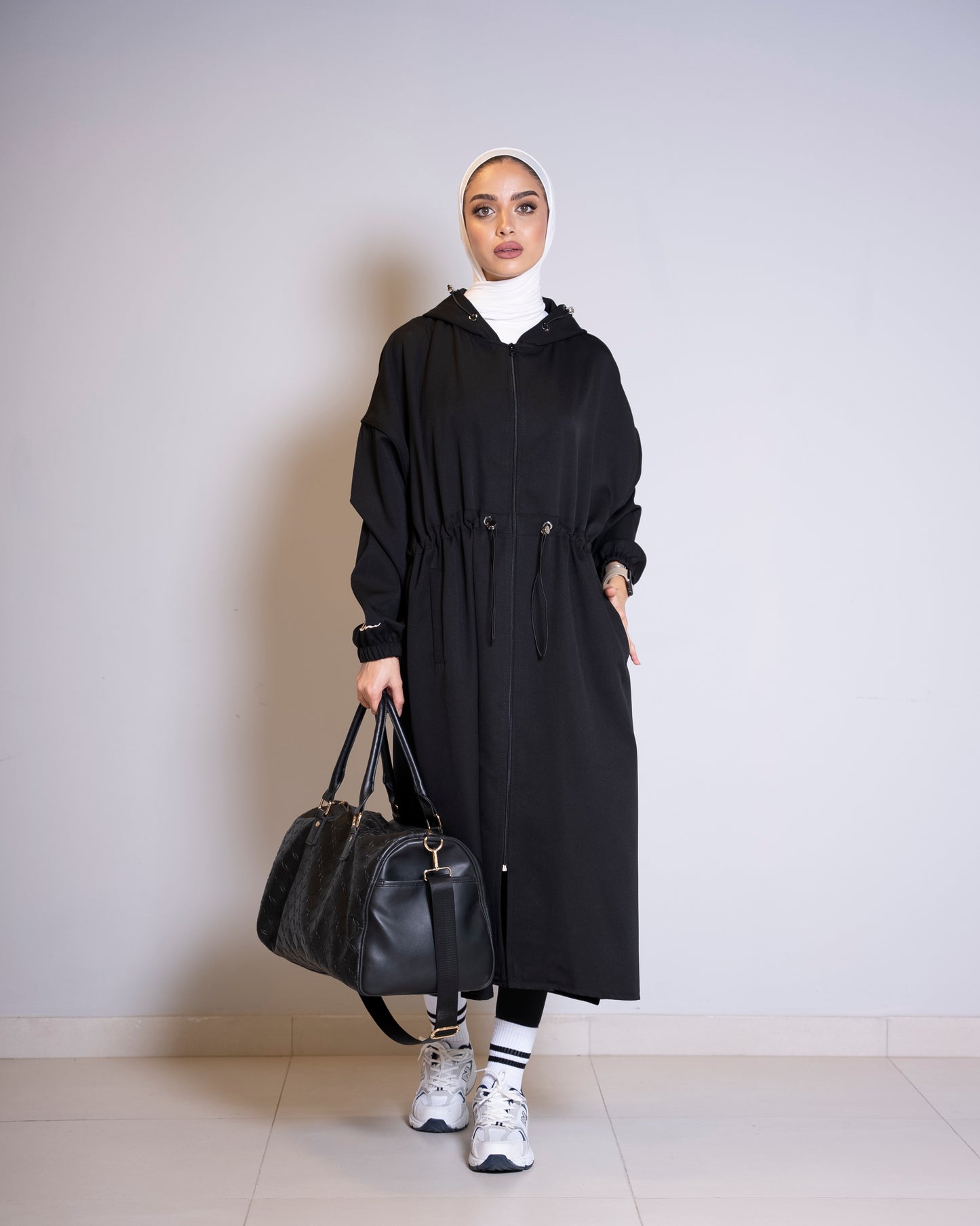 Black long jacket
