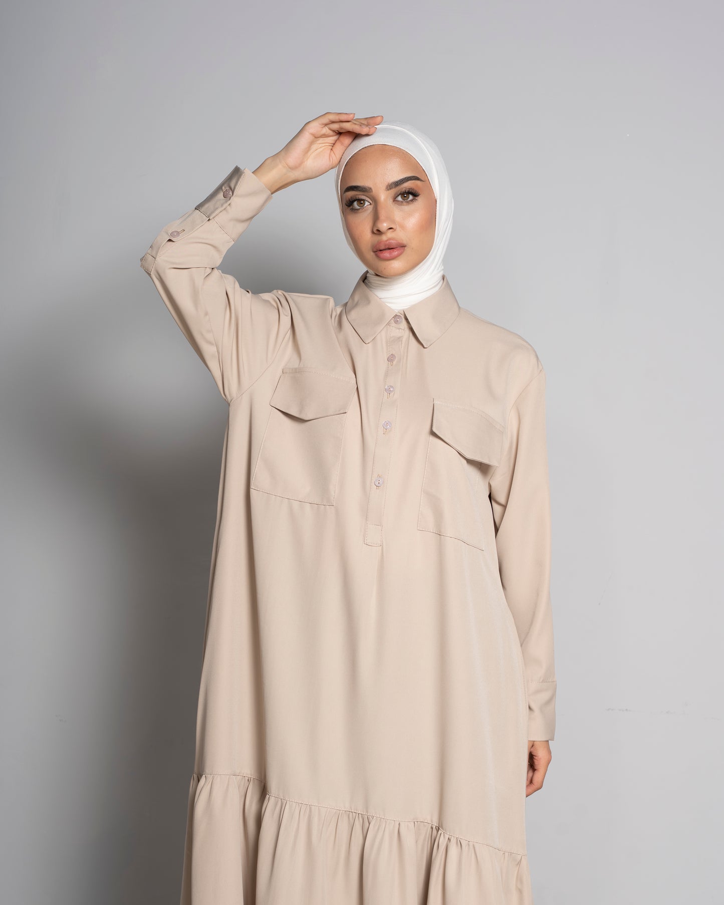 Biege Salam Dress