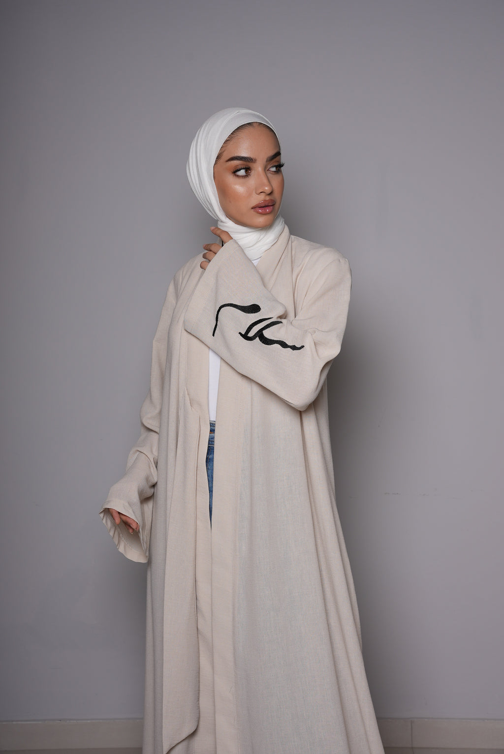 Abaya Beige