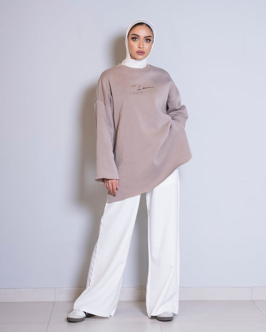 Beige salam sweatshirt