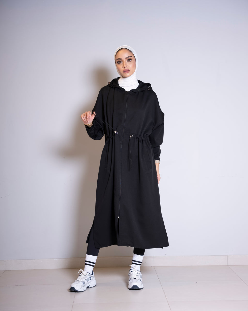Black Salam Long Jacket