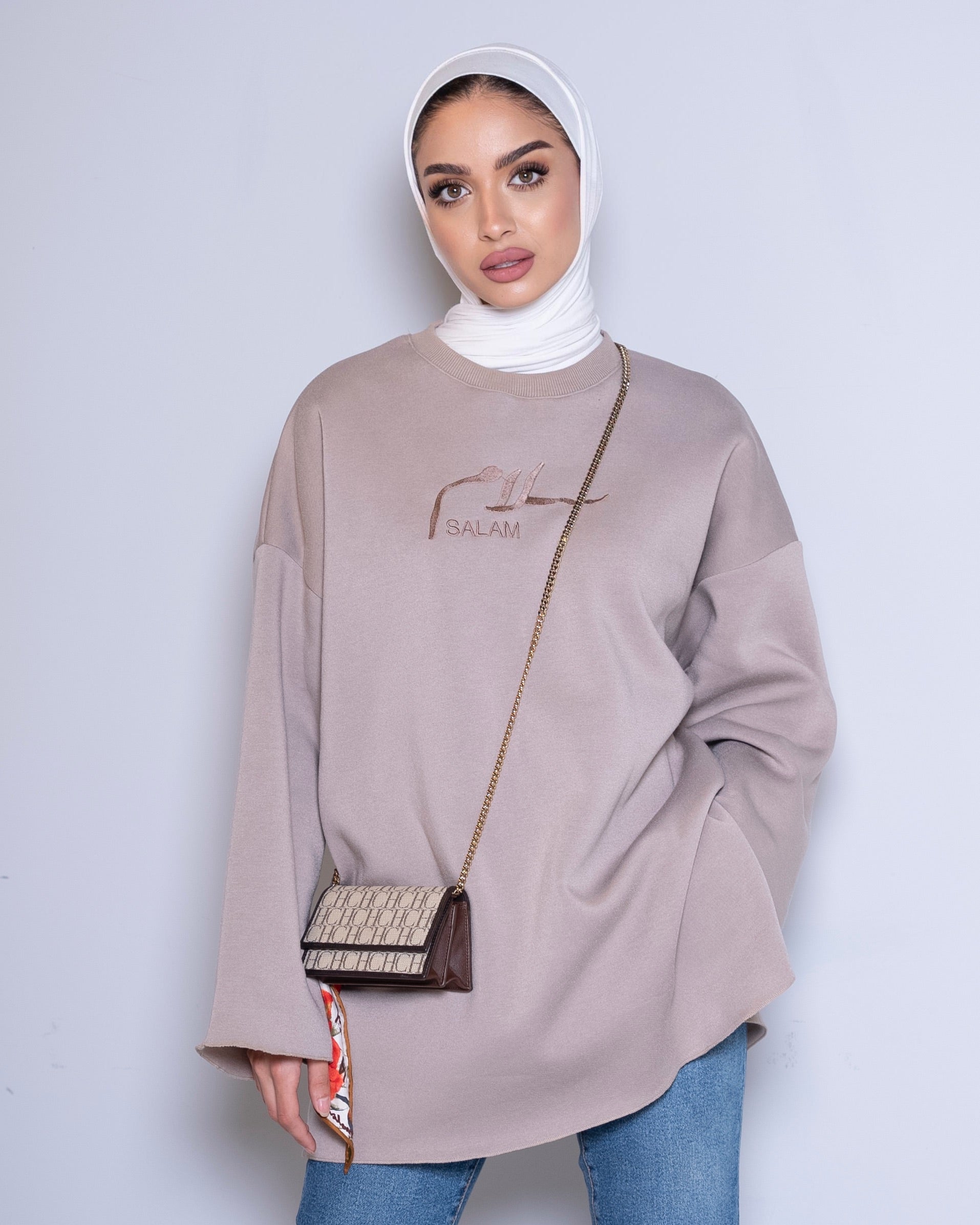 Beige salam sweatshirt