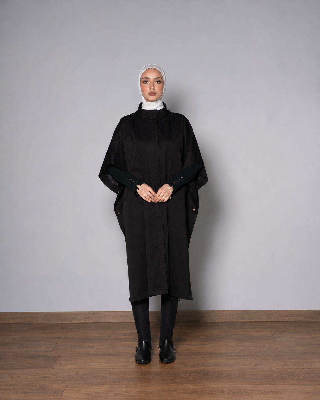 Black Prestige Trench Coat