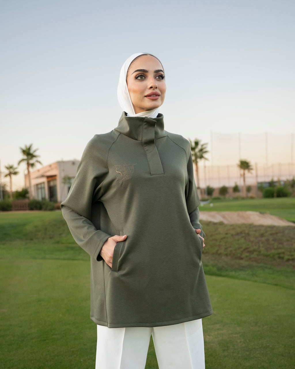 Funnel Neck Sweatshirt
