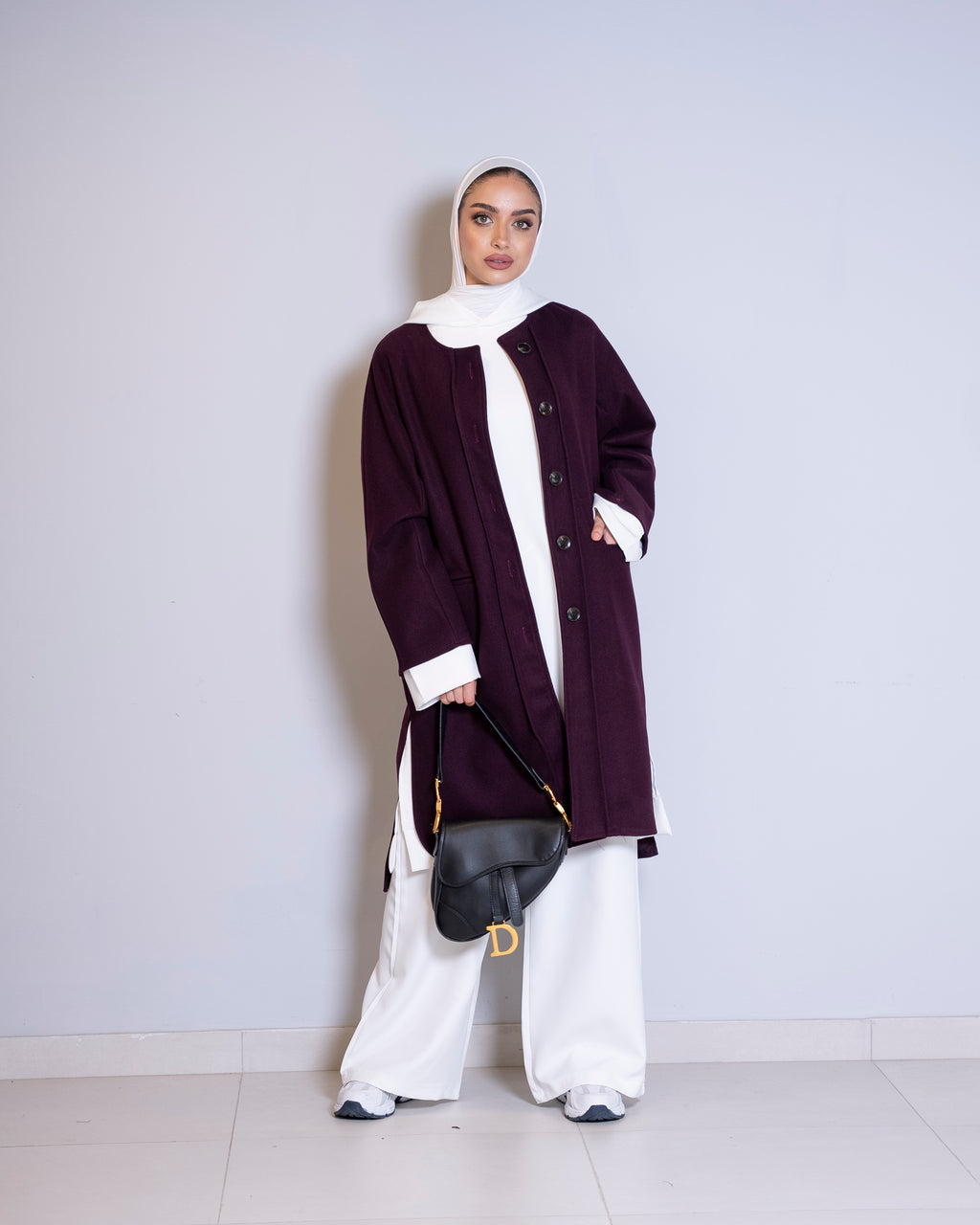 Burgundy coats