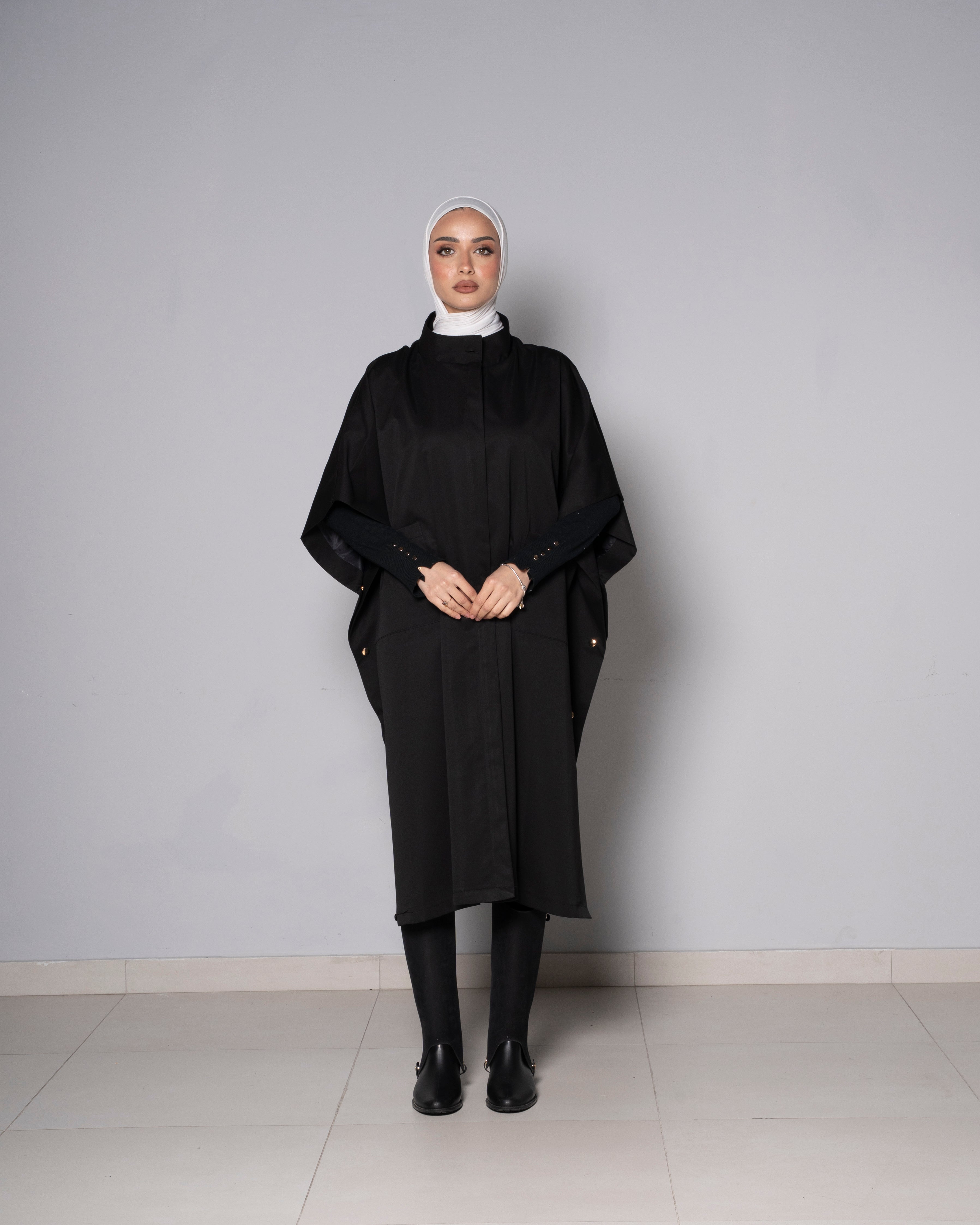 Black Prestige Trench Coat