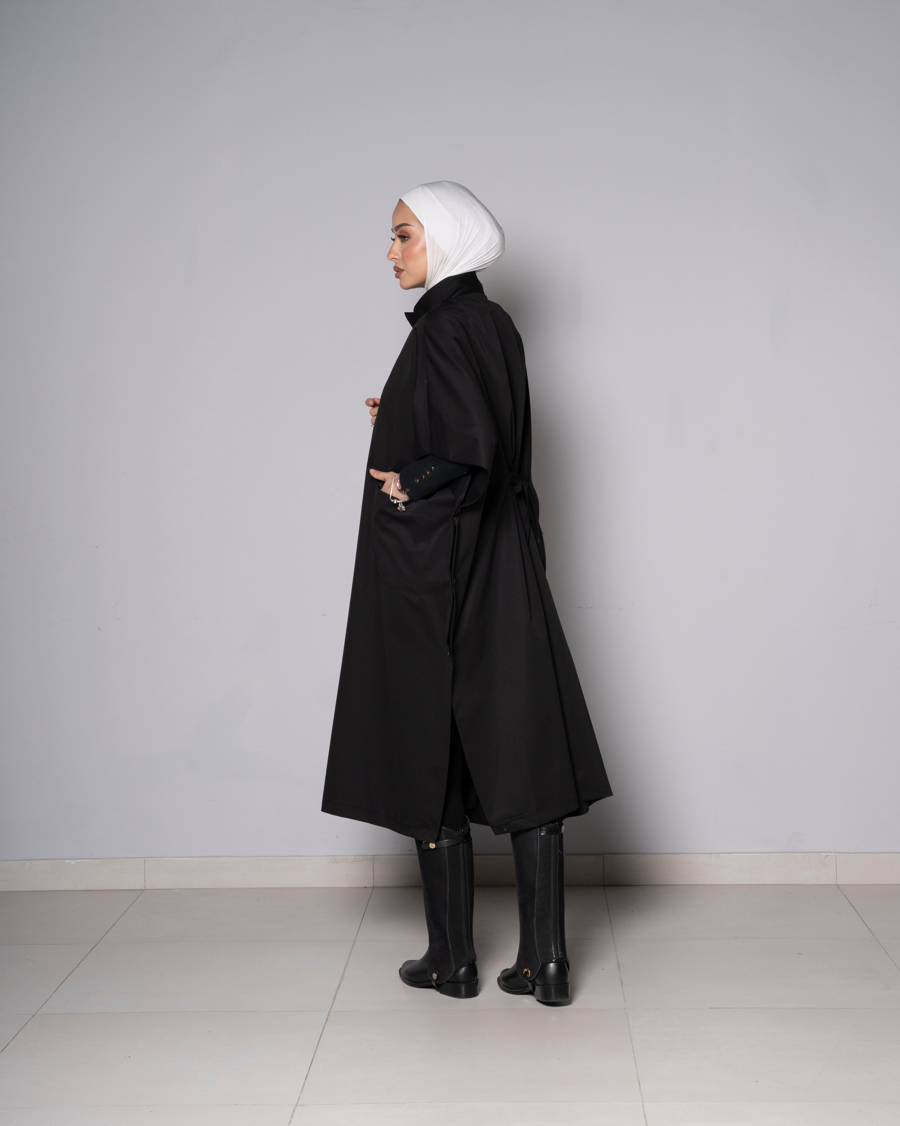 Black Prestige Trench Coat