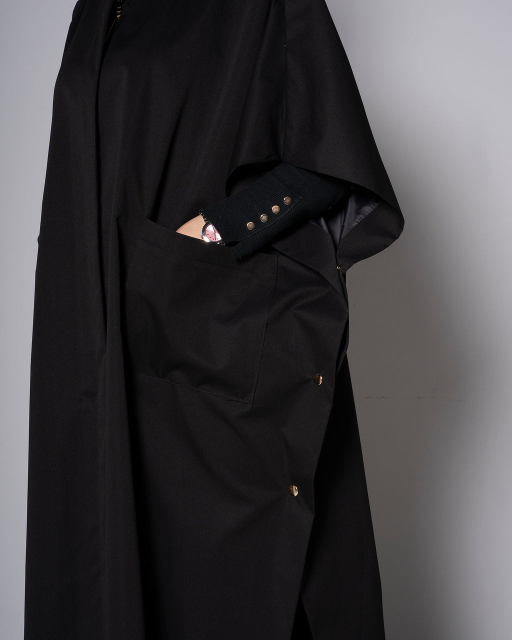 Black Prestige Trench Coat