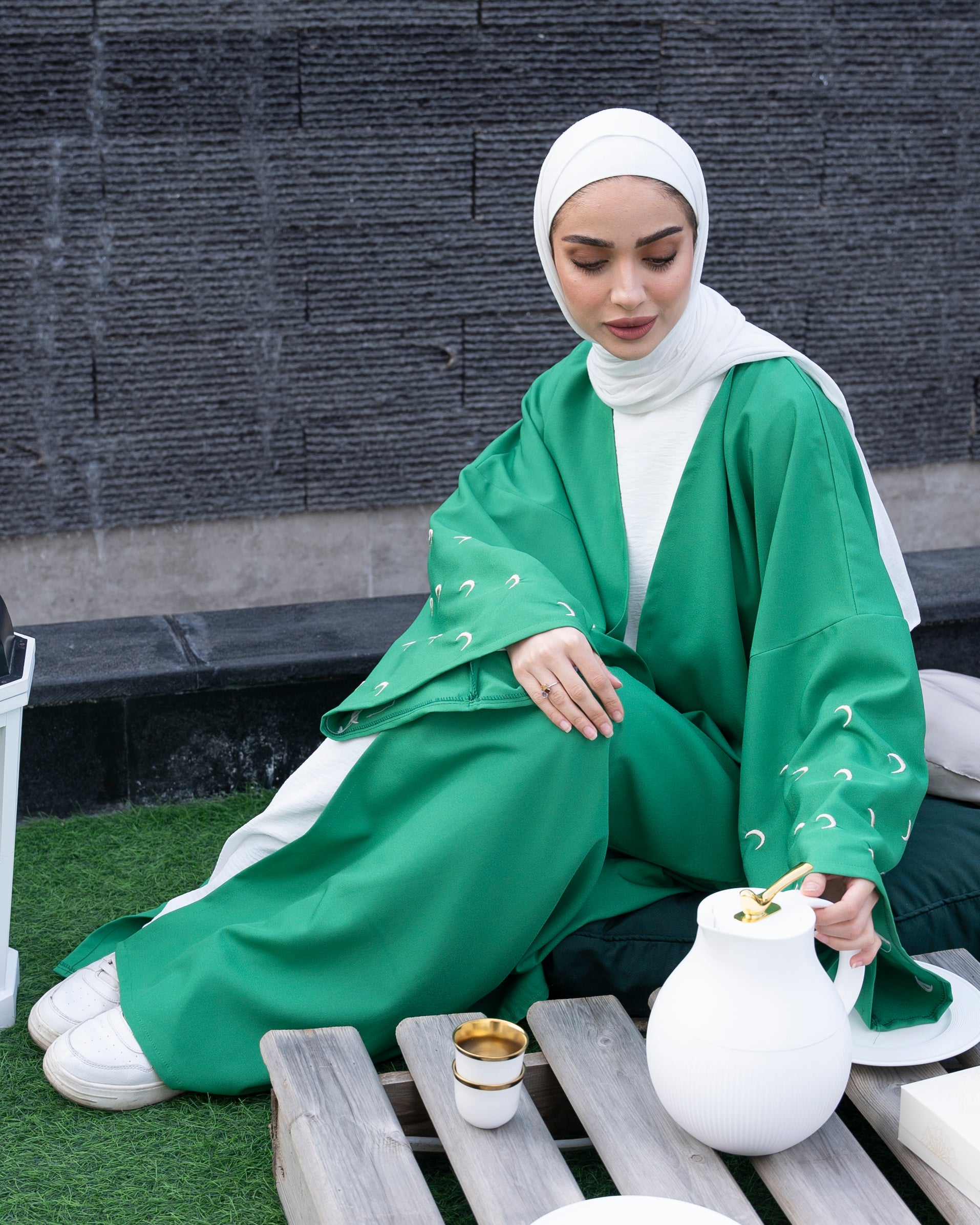 Green Abaya