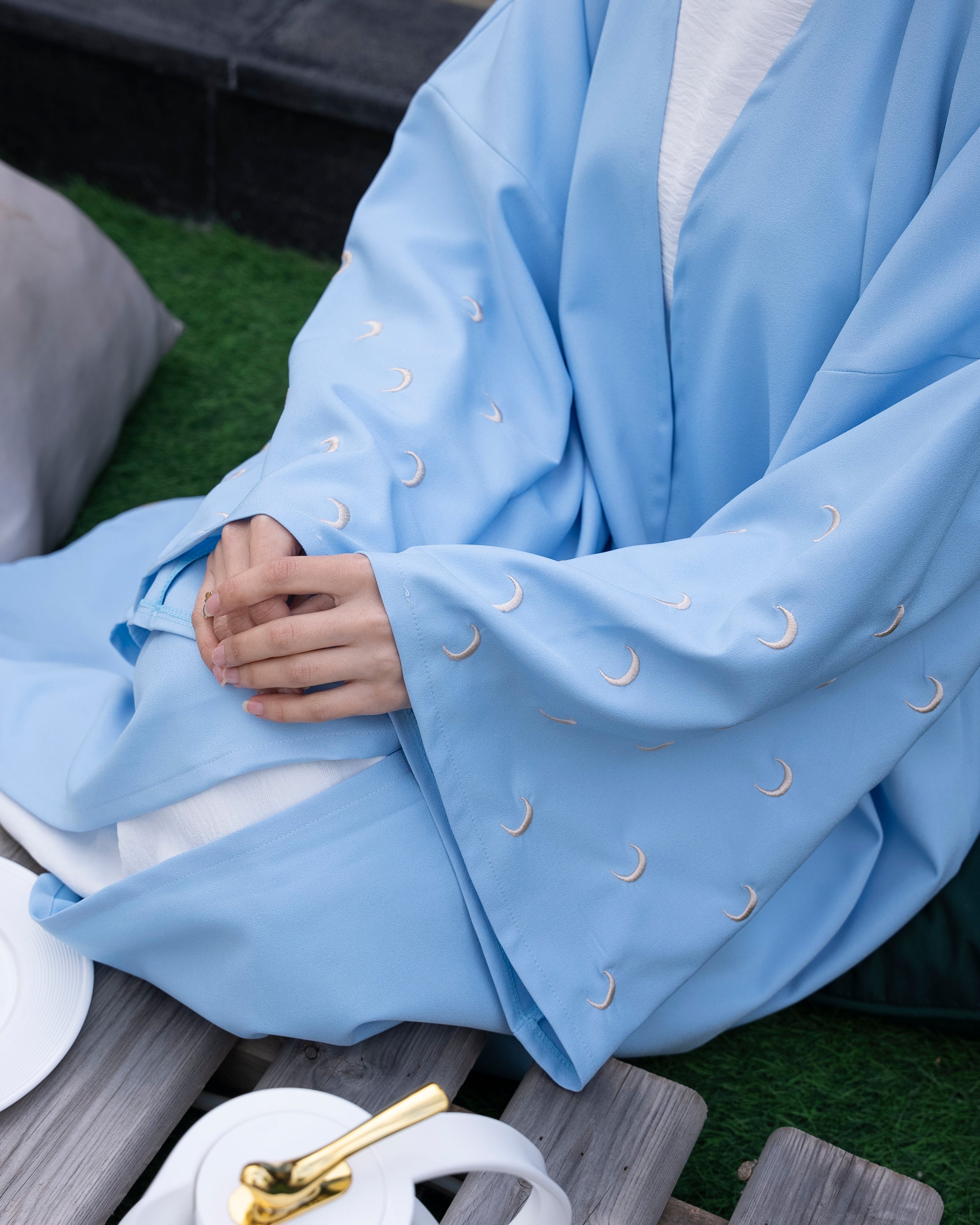 Blue Ramadan Abaya