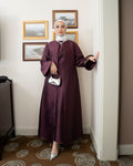 Burgundy Luxury Caftan & Dress Set