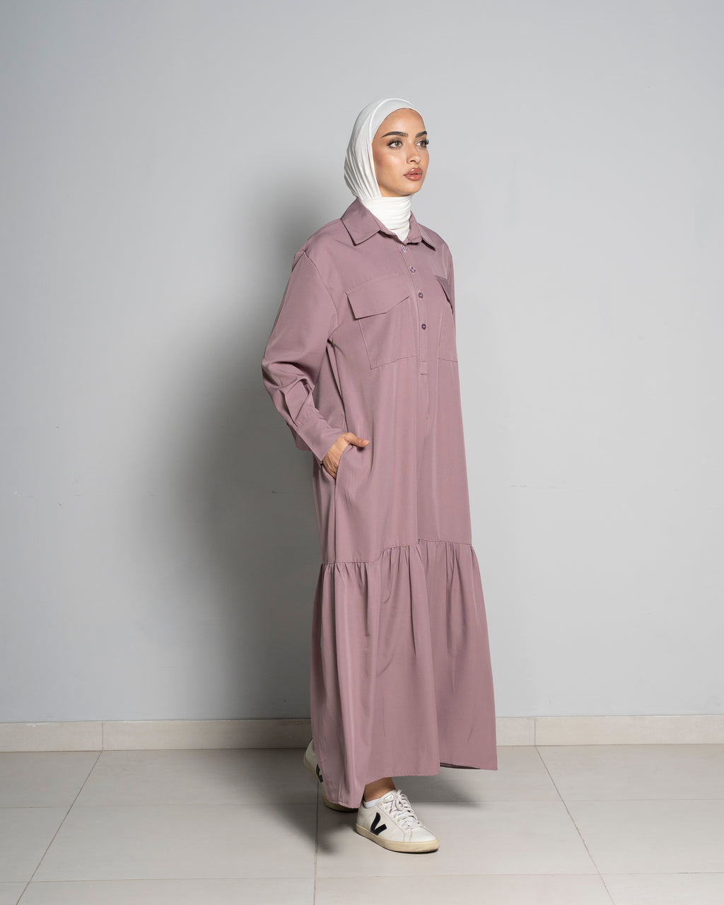 Dusty Pink Salam Dress