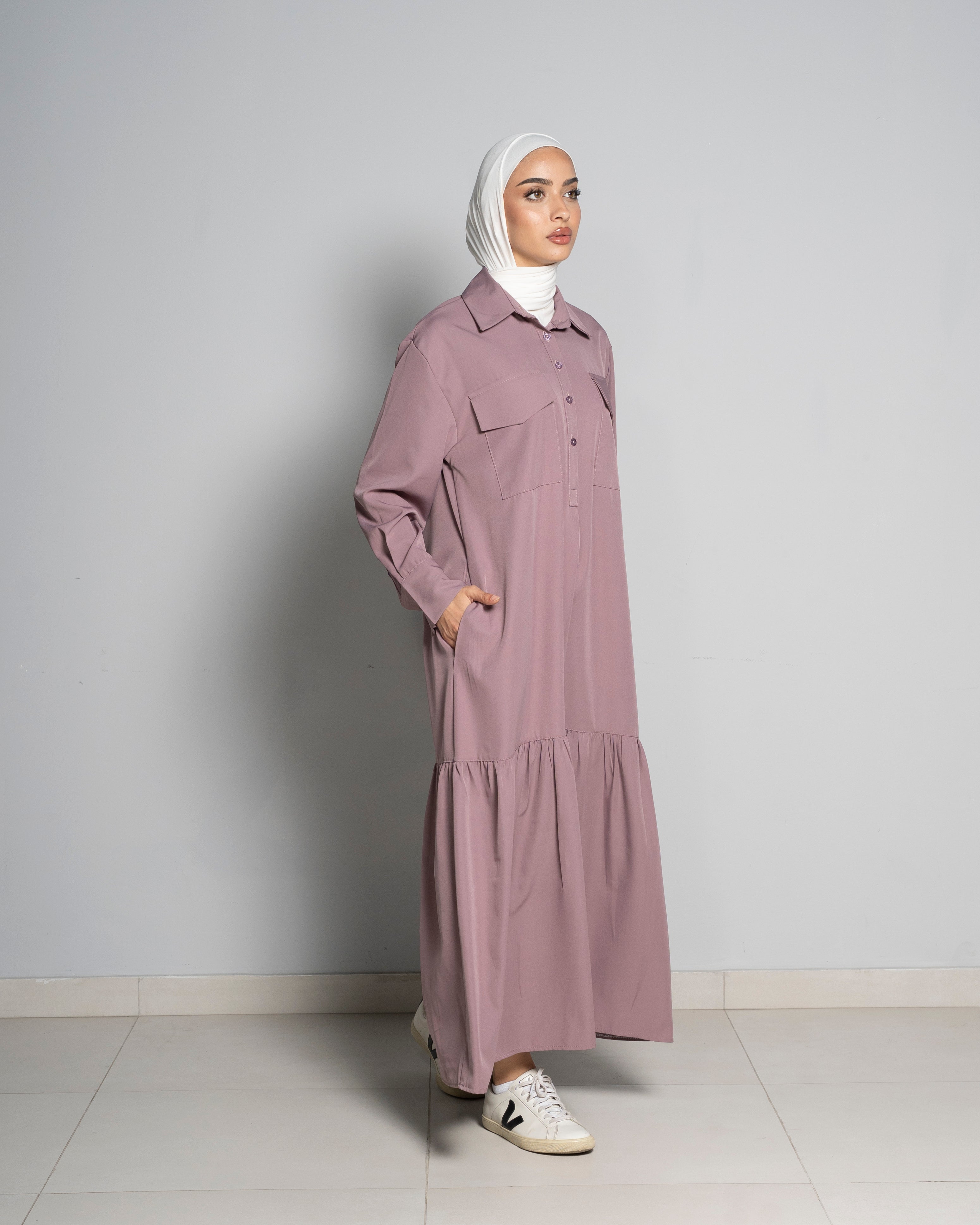 Dusty Pink Salam Dress