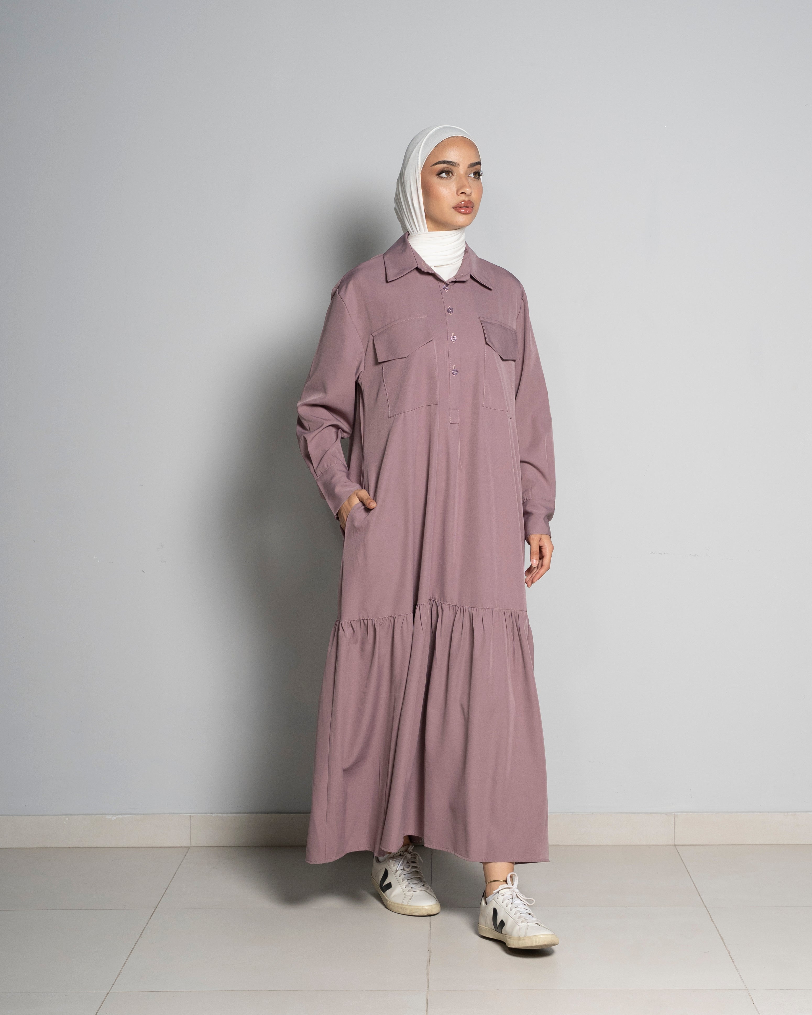 Dusty Pink Salam Dress