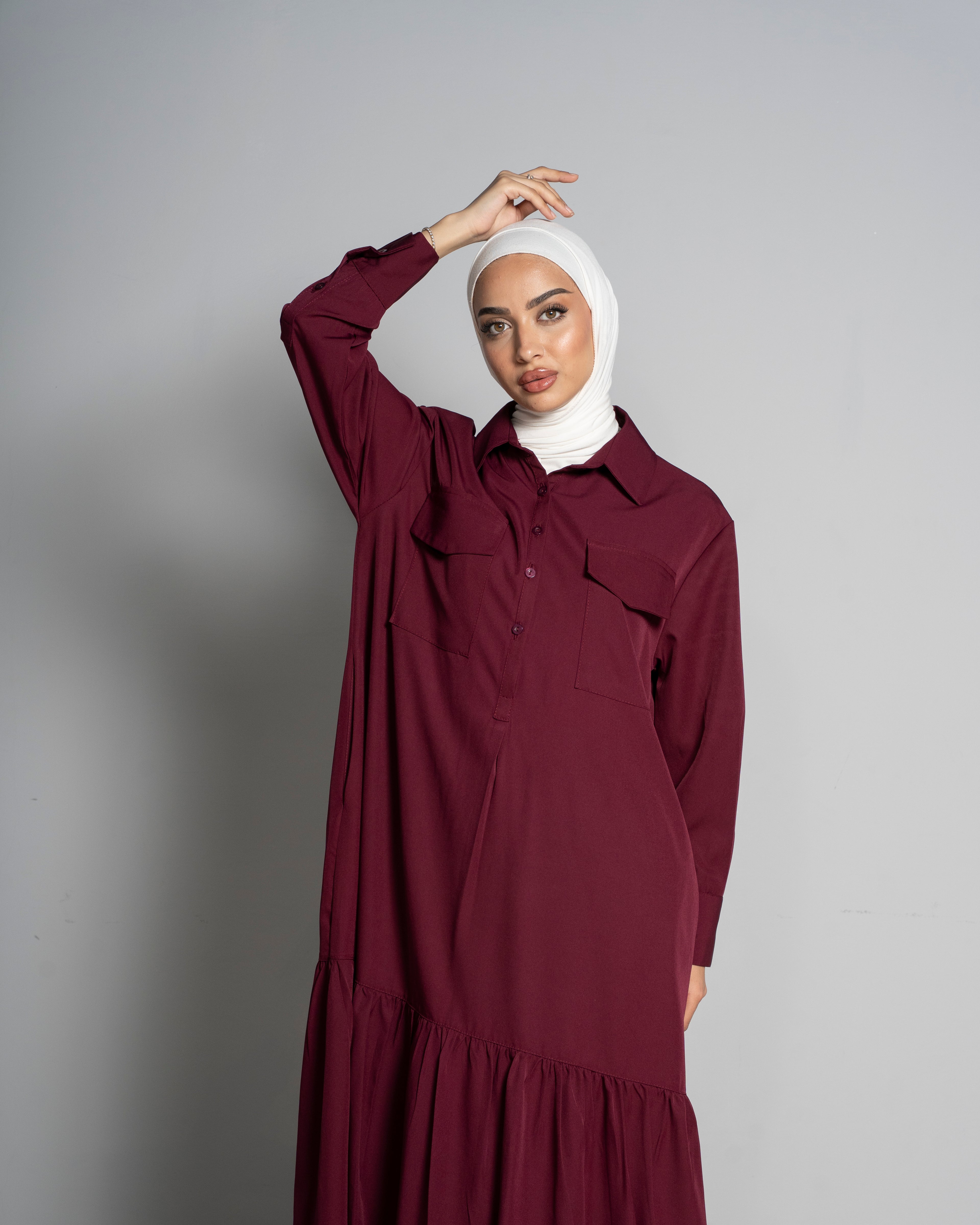 Maroon Salam Dress