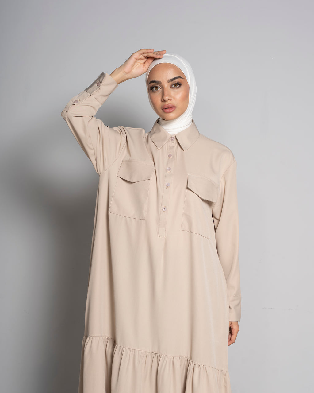 Biege Salam Dress