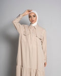 Biege Salam Dress