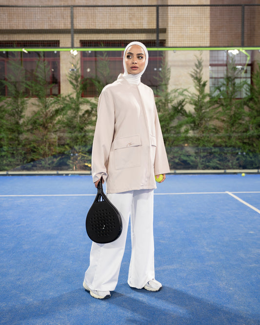 Beige Short Salam Jacket